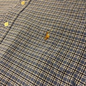 Ralph Laure Polo check Shirt NWT XL